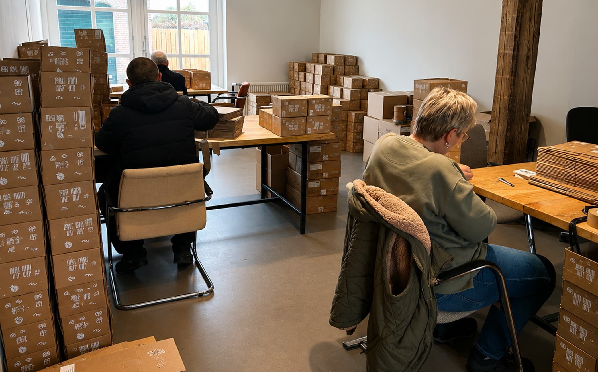 Werk met extra sociale waarde Inpakwerk met extra sociale waarde voor kerstpakketten met impact