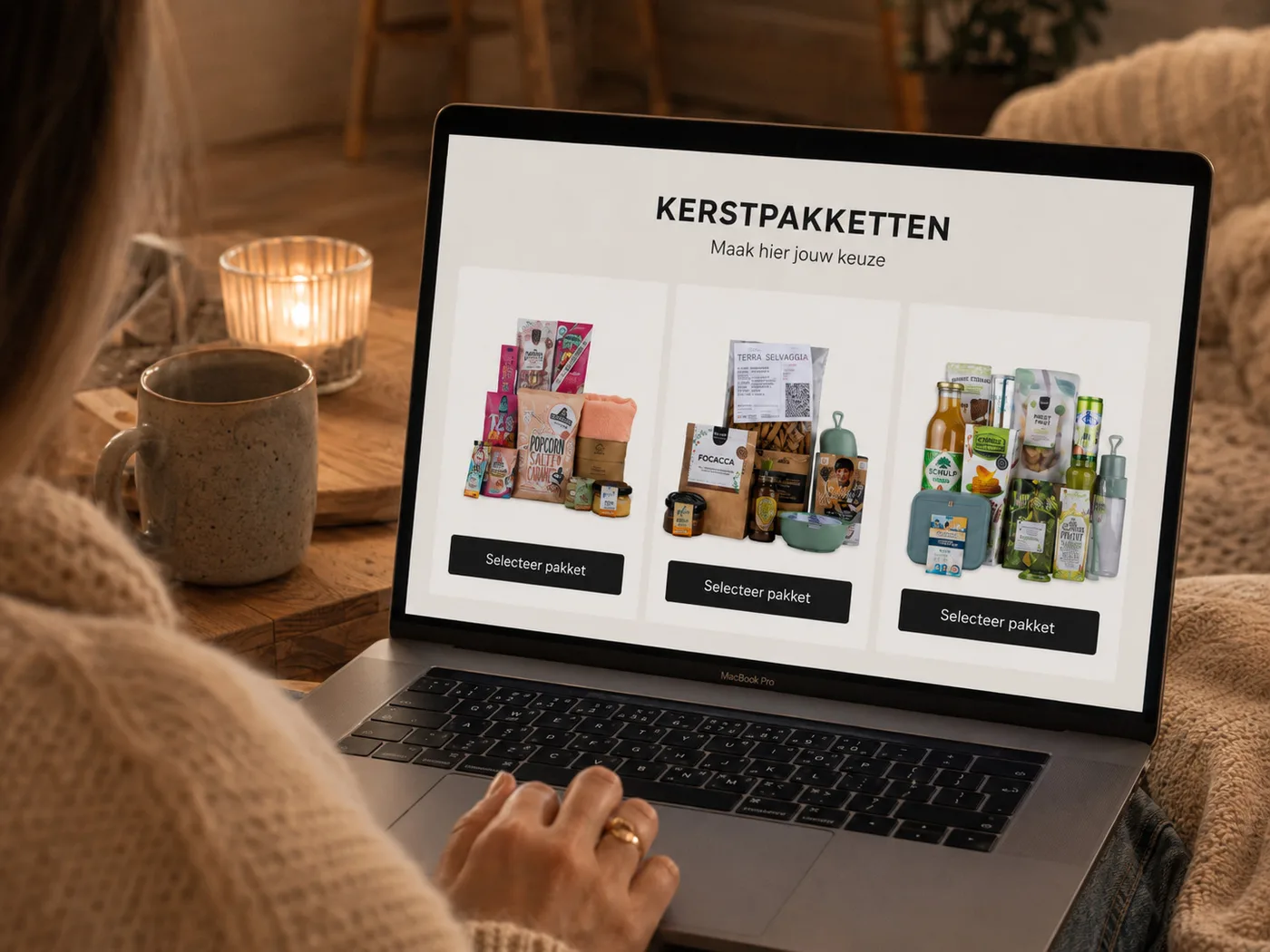Online keuzeplatform voor kerstpakketten in eigen huisstijl