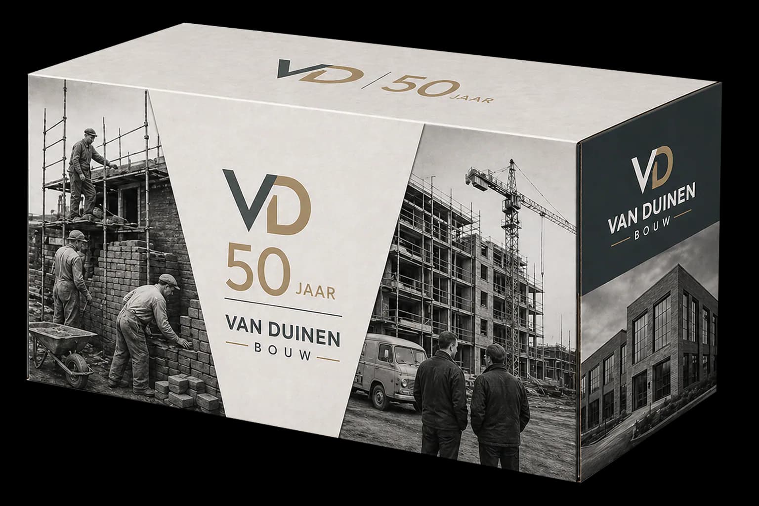 Gepersonaliseerd kerstpakket voorbeeld 6 Voorbeeld van een gepersonaliseerd kerstpakket in eigen design 6