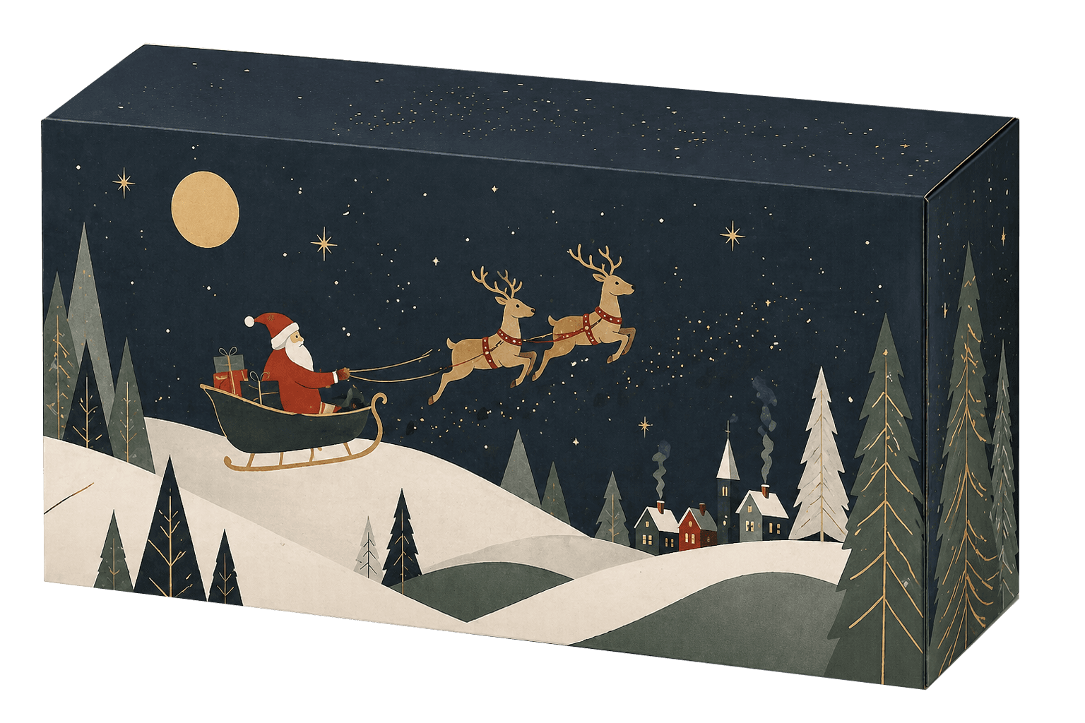 Gepersonaliseerd kerstpakket voorbeeld 9 Voorbeeld van een gepersonaliseerd kerstpakket in eigen design 9