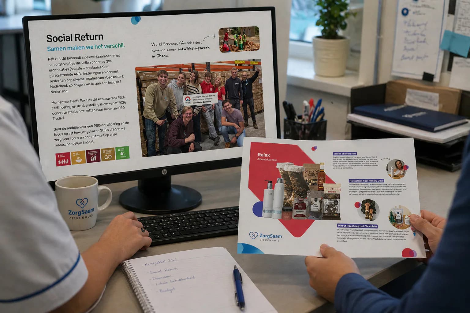 Minder uitzoekwerk, meer grip op een goed voorstel Samen sparren over een kerstpakket op maat met meer grip op het juiste voorstel