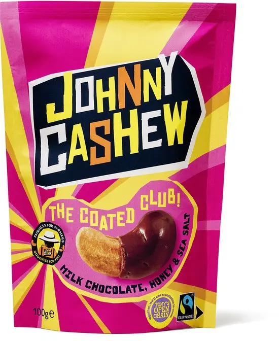 Johnny Cashew Milk Chocolate Honey Sea Salt (100 gr)