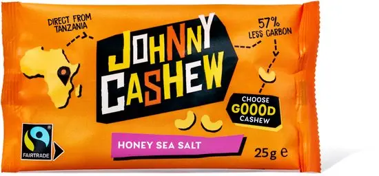 Johnny Cashew Honing Zeezout (25g)