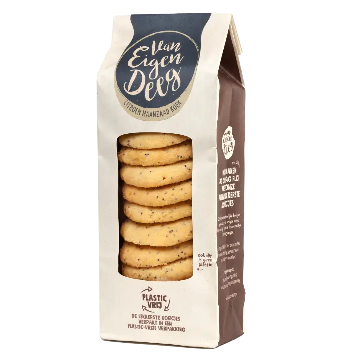 Koekje Van Eigen Deeg Citroen Maanzaad (10 st)