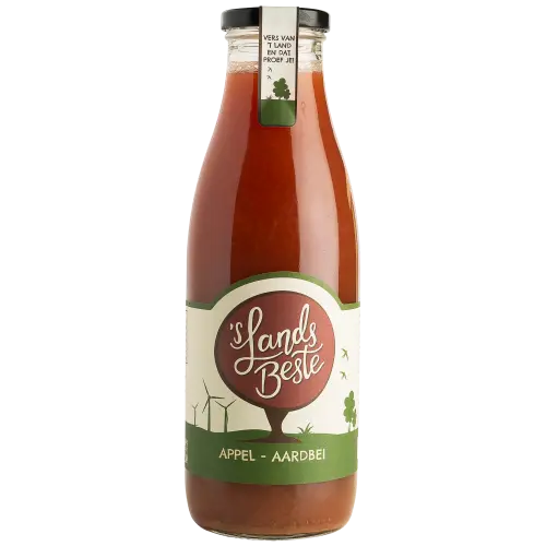 sLandbeste Appel-Aardbeisap (75 cl)