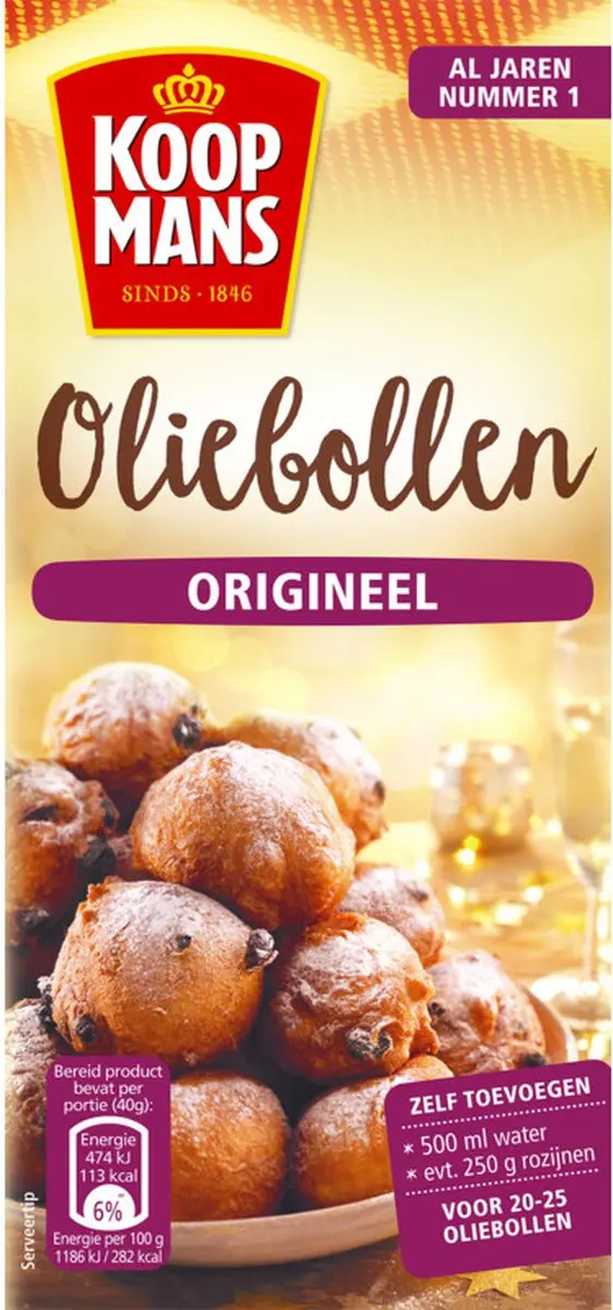 Koopmans Mix voor Oliebollen (500 gr)