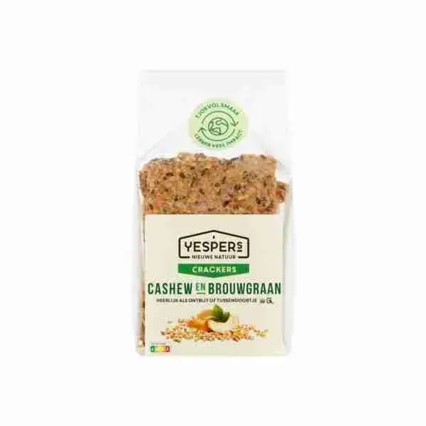 Crackers Cashew & Lijnzaad (175 gr)