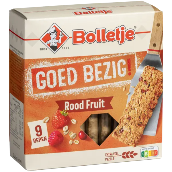 Bolletje Goed Bezig Rood Fruit (210 gr)