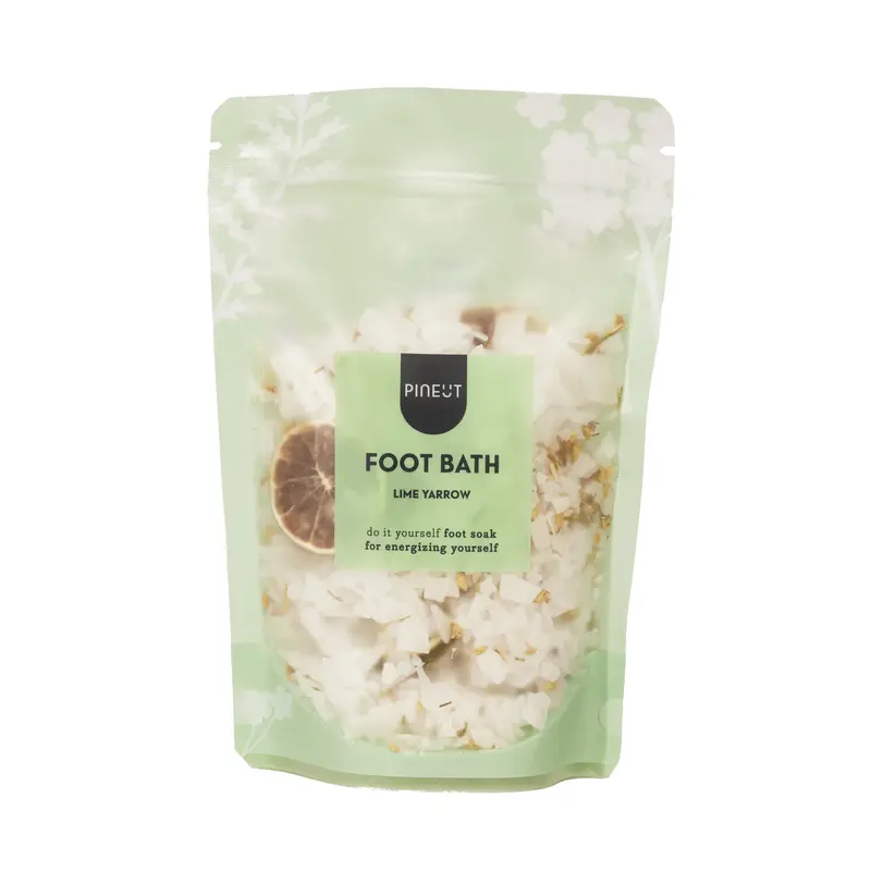 Pineut Foot Bath Pouchbag Lime Yarrow