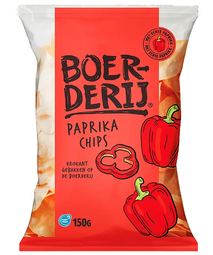 Boerderij Chips Paprika (150 gr)